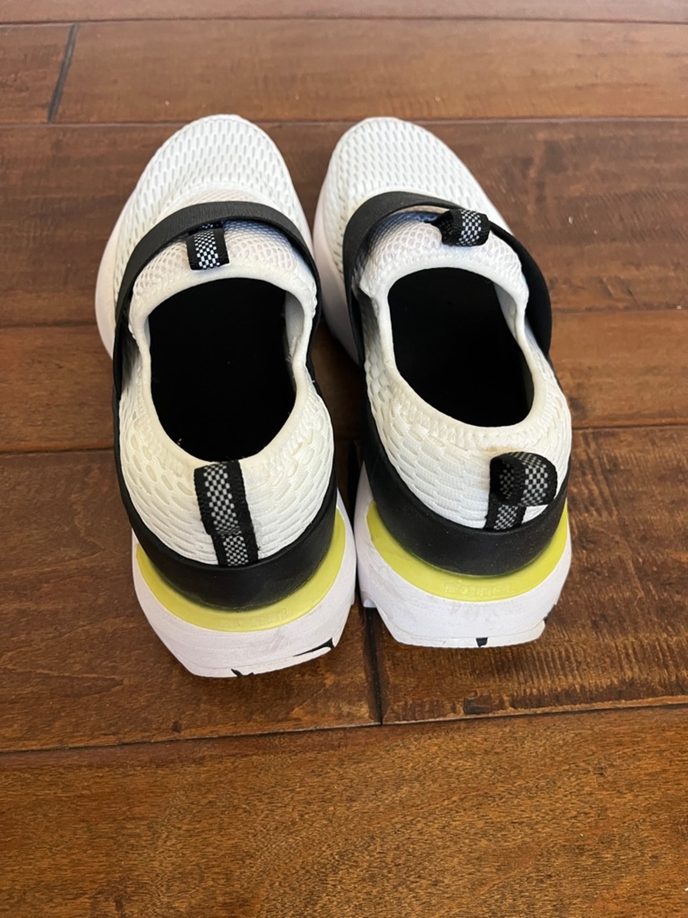 SOREL White Slip-On Athletic Sneakers with Black Strap - Picture 3 of 5